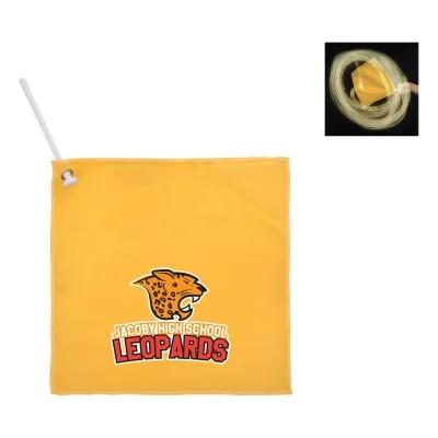 Rally Towel Light Up Spinner LED Handle - 11 x 11 in - product view 2