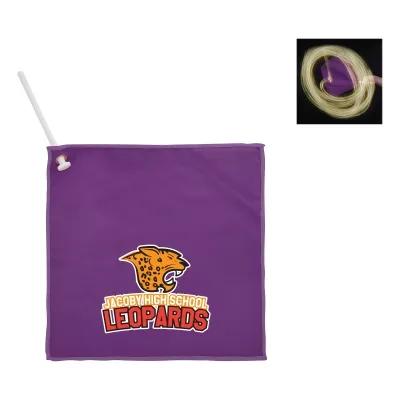 Rally Towel Light Up Spinner LED Handle - 11 x 11 in - product view 12