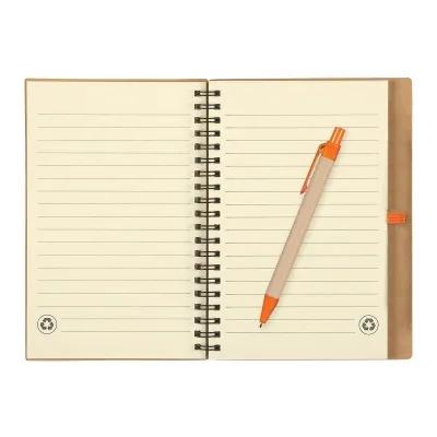 Spiral Notebook Eco-Friendly with Pen - 5.25 x 7 in - product view 9