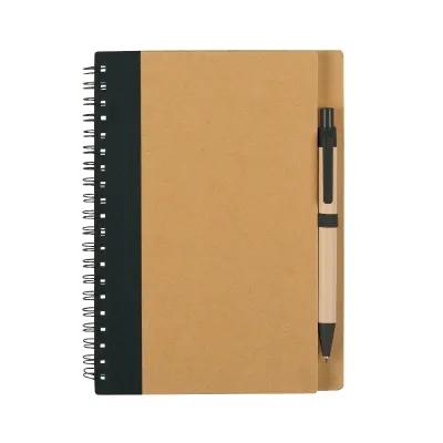 Spiral Notebook Eco-Friendly with Pen - 5.25 x 7 in - product view 13