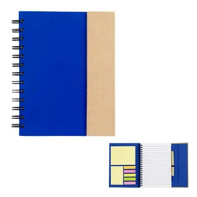 Spiral Notebook with Sticky Notes and Pen - 6 x 7 in - product view 2