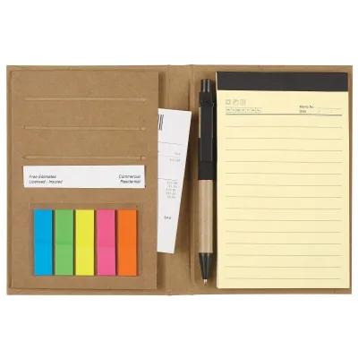 Notebook Meeting Organizer with Pen and Pockets - 4.4 x 6.25 in - product view 6