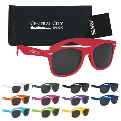 AWS Velvet Touch Malibu Sunglasses with Pouch Kit