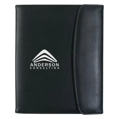 Portfolio Leather Look Snap Closure 30-Page Pad - 10 x 12.5 in