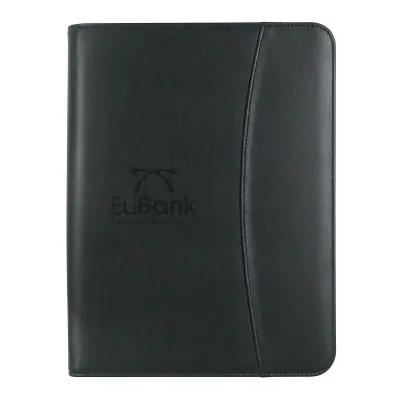 Portfolio Zippered Leather Look With Calculator - 10 x 13.3 in - product view 3