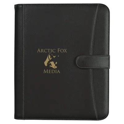 Portfolio Zippered Pebble Grain With Calculator - 11 x 13.3 in