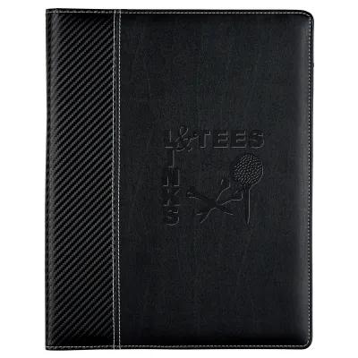 Portfolio Carbon Fiber Look PVC Cover 30-Page - 9.8 x 12.5 in - product view 3