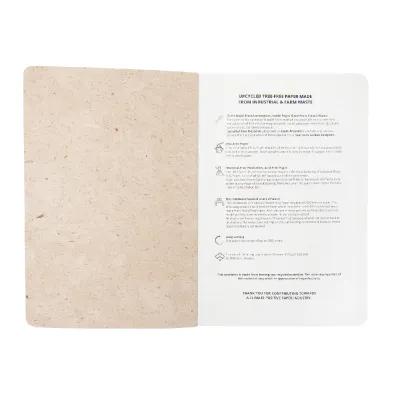 Hardcover Journal Lemongrass Upcycled - 5.75 x 8.25 in - product view 4