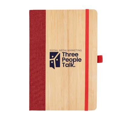 Hardcover Journal Bamboo rPET Cover - 5.5 x 8.25 in - product view 1
