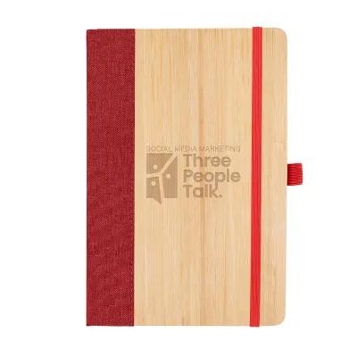 Hardcover Journal Bamboo rPET Cover - 5.5 x 8.25 in - product view 3