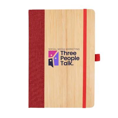 Hardcover Journal Bamboo rPET Cover - 5.5 x 8.25 in - product view 5