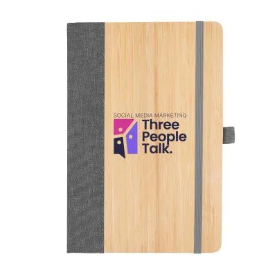 Hardcover Journal Bamboo rPET Cover - 5.5 x 8.25 in - product view 14