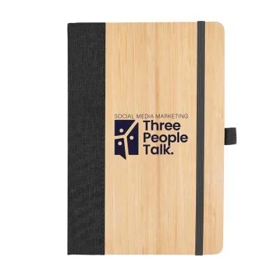 Hardcover Journal Bamboo rPET Cover - 5.5 x 8.25 in - product view 16
