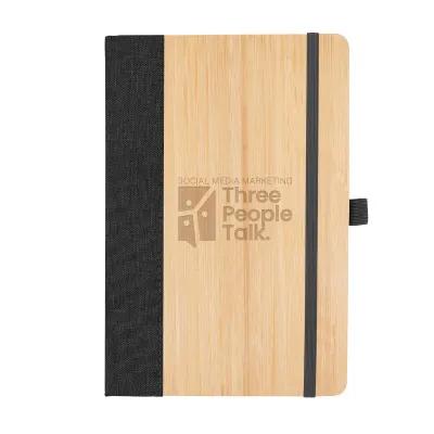 Hardcover Journal Bamboo rPET Cover - 5.5 x 8.25 in - product view 17