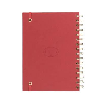 Spiral Notebook Fruit Paper Upcycled - 5 x 7 in - product view 5