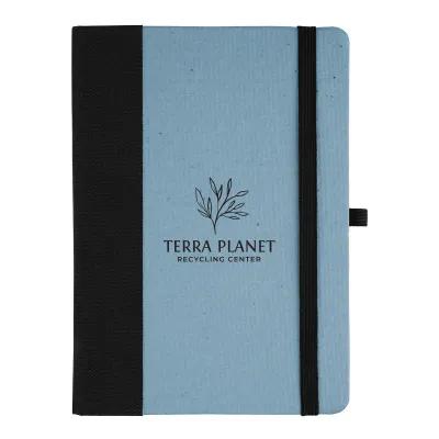 Hardcover Journal Pulp Cover Elastic Strap - 5 x 7 in - product view 4