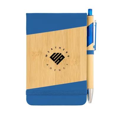 Jotter Bamboo Look with Pen Set - 4 x 6 in - product view 2