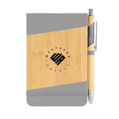 Jotter Bamboo Look with Pen Set - 4 x 6 in - product view 5