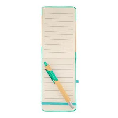 Jotter Bamboo Look with Pen Set - 4 x 6 in - product view 10