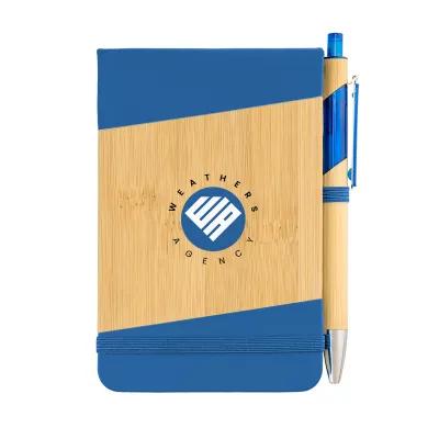 Jotter Bamboo Look with Pen Set - 4 x 6 in - product view 11