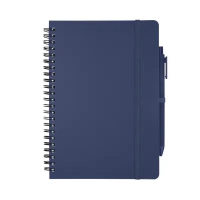 Spiral Notebook with Pen Recycled PP Cover - 5¾ x 8¼ in - product view 12