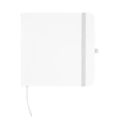 Journal Recycled PU Square with Elastic Pen Loop - 4¾ x 4¾ in - product view 11