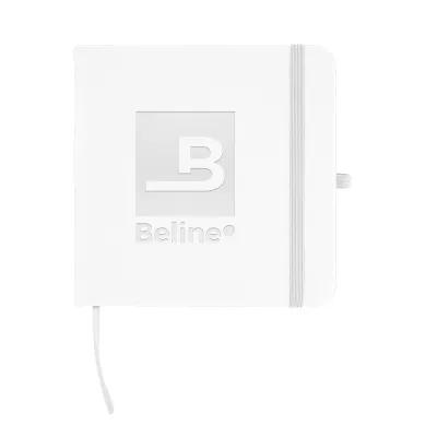 Journal Recycled PU Square with Elastic Pen Loop - 4¾ x 4¾ in - product view 12