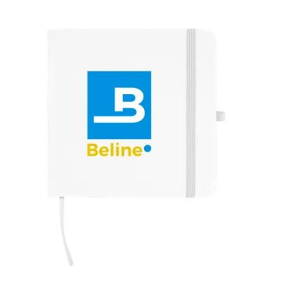 Journal Recycled PU Square with Elastic Pen Loop - 4¾ x 4¾ in - product view 13