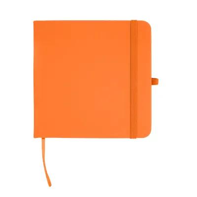 Journal Recycled PU Square with Elastic Pen Loop - 4¾ x 4¾ in - product view 21