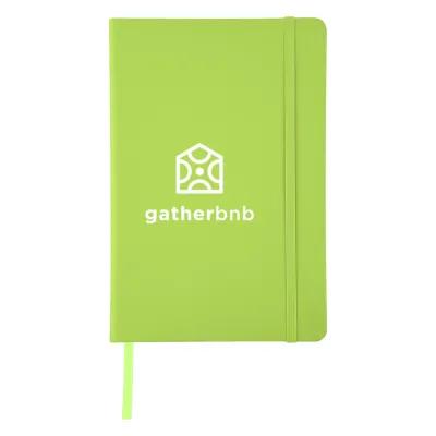 Journal Recycled PU 96 Page with Gusseted Pocket - 5¾ x 8½ in