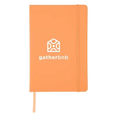 Journal Recycled PU 96 Page with Gusseted Pocket - 5¾ x 8½ in - product view 8