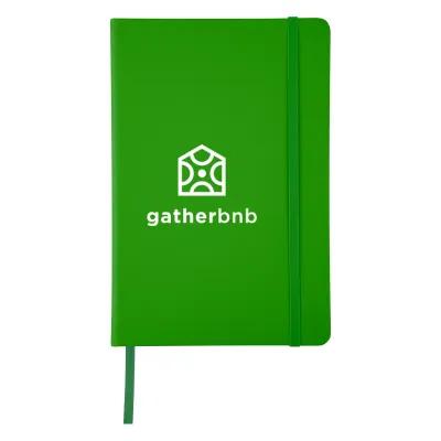 Journal Recycled PU 96 Page with Gusseted Pocket - 5¾ x 8½ in - product view 10