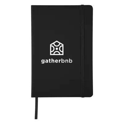 Journal Recycled PU 96 Page with Gusseted Pocket - 5¾ x 8½ in - product view 12