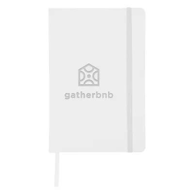 Journal Recycled PU 96 Page with Gusseted Pocket - 5¾ x 8½ in - product view 21