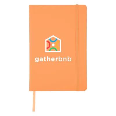 Journal Recycled PU 96 Page with Gusseted Pocket - 5¾ x 8½ in - product view 37