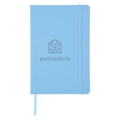 Journal Recycled PU 96 Page with Gusseted Pocket - 5¾ x 8½ in - product view 41