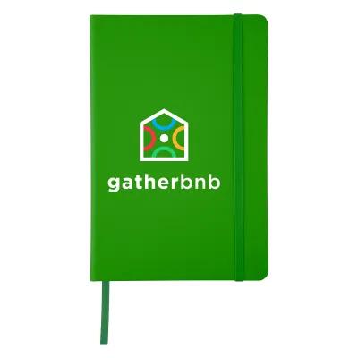 Journal Recycled PU 96 Page with Gusseted Pocket - 5¾ x 8½ in - product view 44