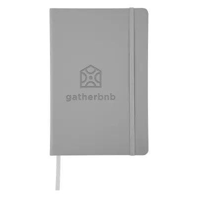 Journal Recycled PU 96 Page with Gusseted Pocket - 5¾ x 8½ in - product view 47