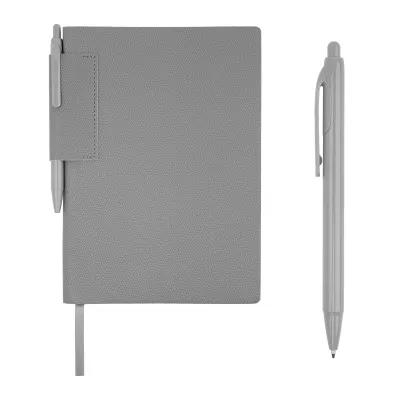 Journal Recycled PU 96 Page with Pen in Loop - 6 x 8 in - product view 5