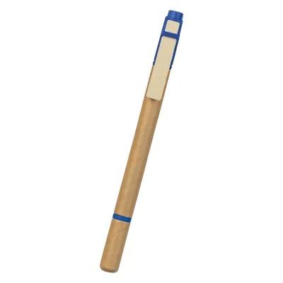 Pen Paper Barrel with Wooden Clip and Highlighter - 5½ in - product view 2
