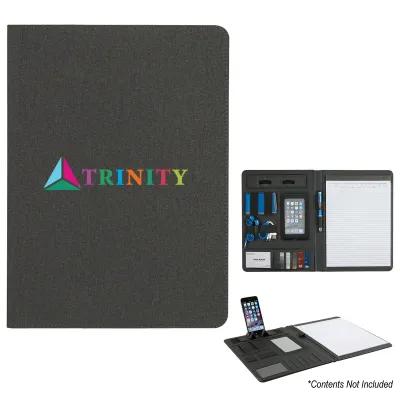 Padfolio Tech Polyester with Phone Stand - 9½ x 13 in - product view 3