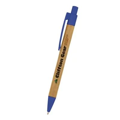 Pen Bamboo Barrel Plunger Action - 5.5 in