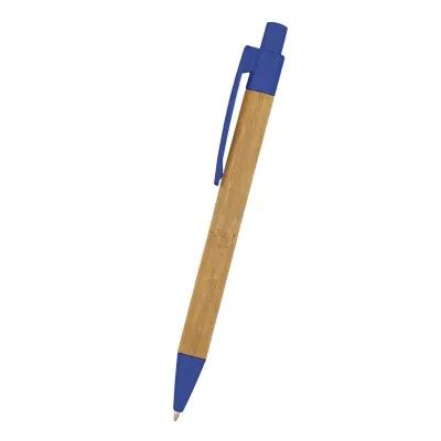 Pen Bamboo Barrel Plunger Action - 5.5 in - product view 5