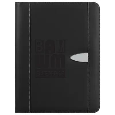 Portfolio Bonded Leather Zippered with Calculator - 10 x 13.25 in - product view 3