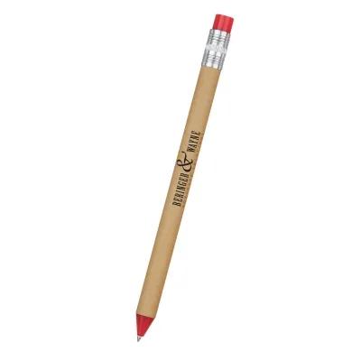 Pen Paper Barrel Pencil Look Plunger Action - 6.375 in