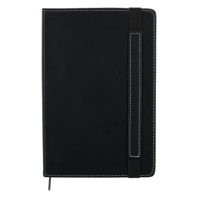 Journal Polyurethane Cover with Expandable Pocket - 5.75 x 8.5 in - product view 5
