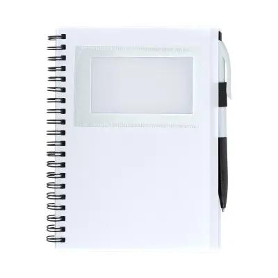 Spiral Notebook with ID Window and Pen - 5 x 7 in - product view 3