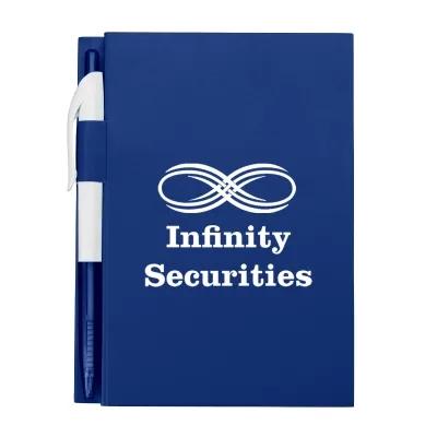 Notebook Cardboard Cover with Matching Pen - 4.5 x 6 in - product view 4