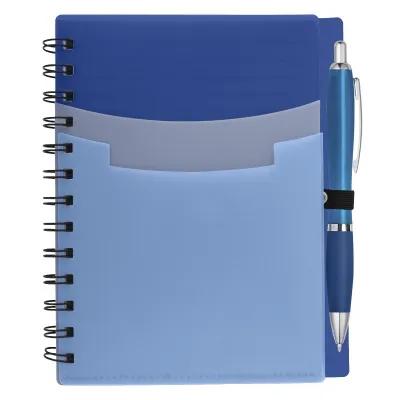 Notebook Tri-Pocket Cover with Satin Finish Pen - 5 x 7 in - product view 11