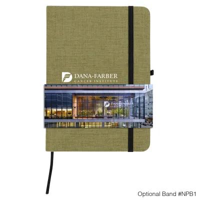 Heathered Journal with Pen Loop - 5 x 7 in - product view 5